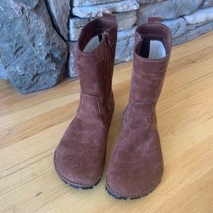 Luke barefoot Invvierno winter ankle high boots brown. Size eu38/9